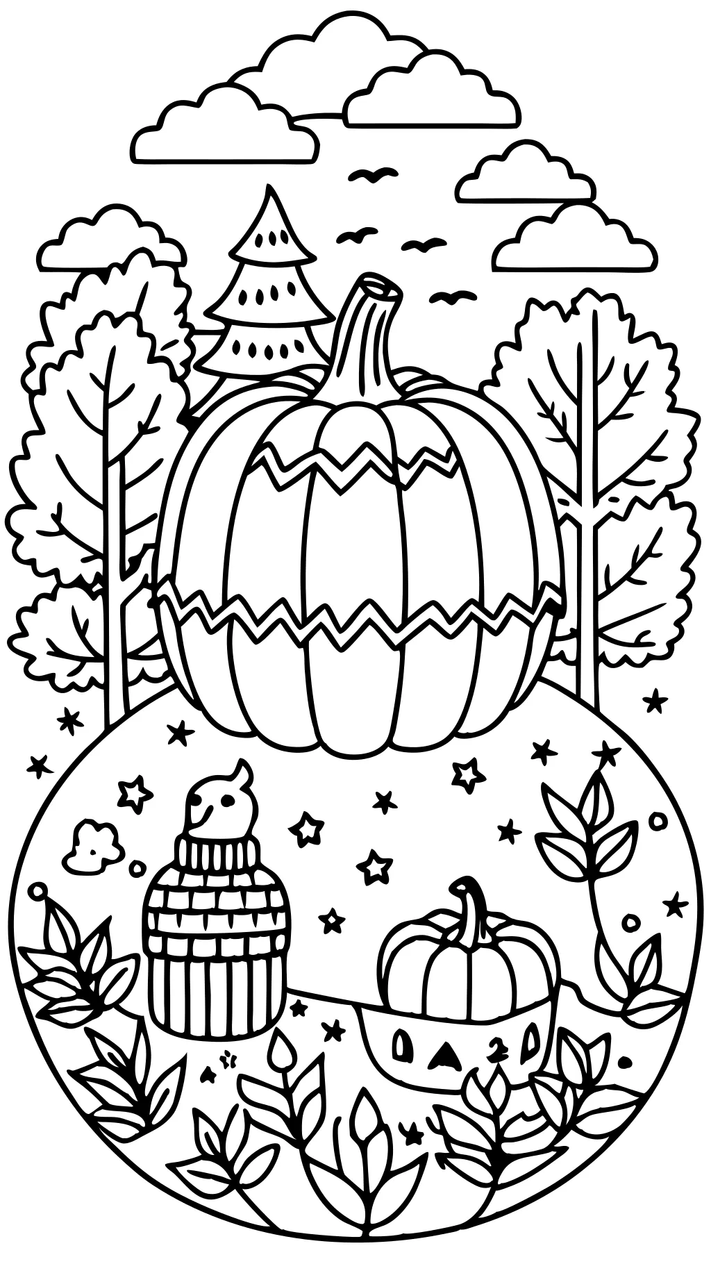 free coloring pages for adults fall